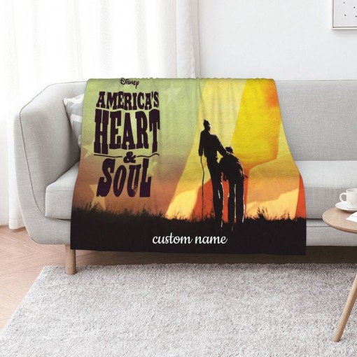 America's Heart & Soul Quilt Bed Set Blanket with Personalization Option for Home Decoration and Picnic - Perfect for Sofa Blanket