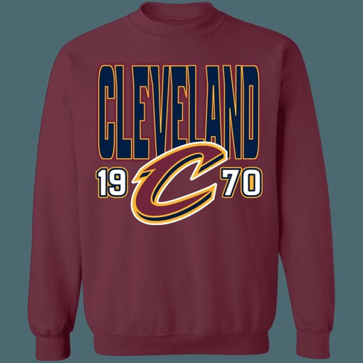Cleveland Cavaliers Vintage NBA Crewneck Sweatshirt Hoodie Shirt Gifts for NBA Fans