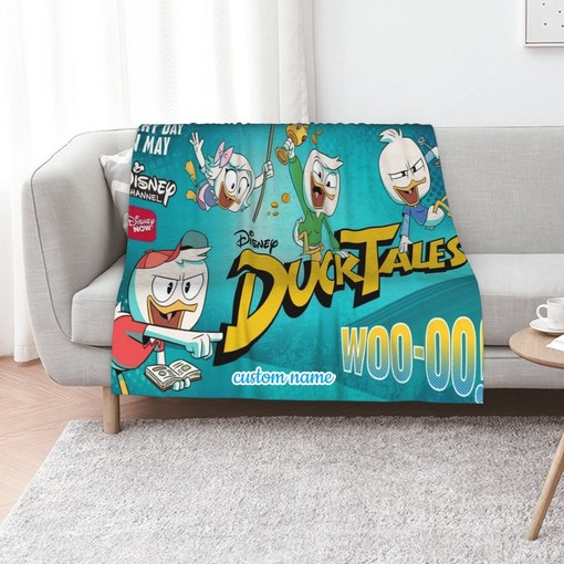 Customizable DuckTales Quilt Blanket Bedding Set for Home Decoration and Picnic - Perfect for Sofa Blanket