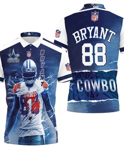 Dez Bryant 88 Dallas Cowboys Oklahoma State Cowboys 3D Polo Shirt for Fans