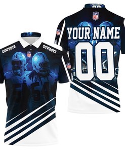 Leighton Vander Esch & Jaylon Smith Dallas Cowboys 3D Personalized Polo Shirt All-Over Print