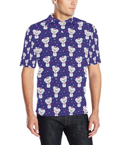 Maltese Pattern Print Design 02 Men Polo Shirt