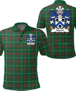 March AP MEIRCHION Wales Polo Shirt - Welsh National Tartan