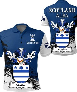 Mather or Madder Scottish Family Crest Scotland Special Polo Shirt - Golf Shirt
