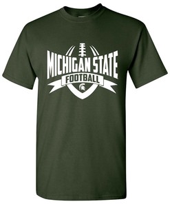 Michigan State Spartans Football Rush Shirt Sweatshirt Pullover Hoodie Reprinted Gifts for Fans