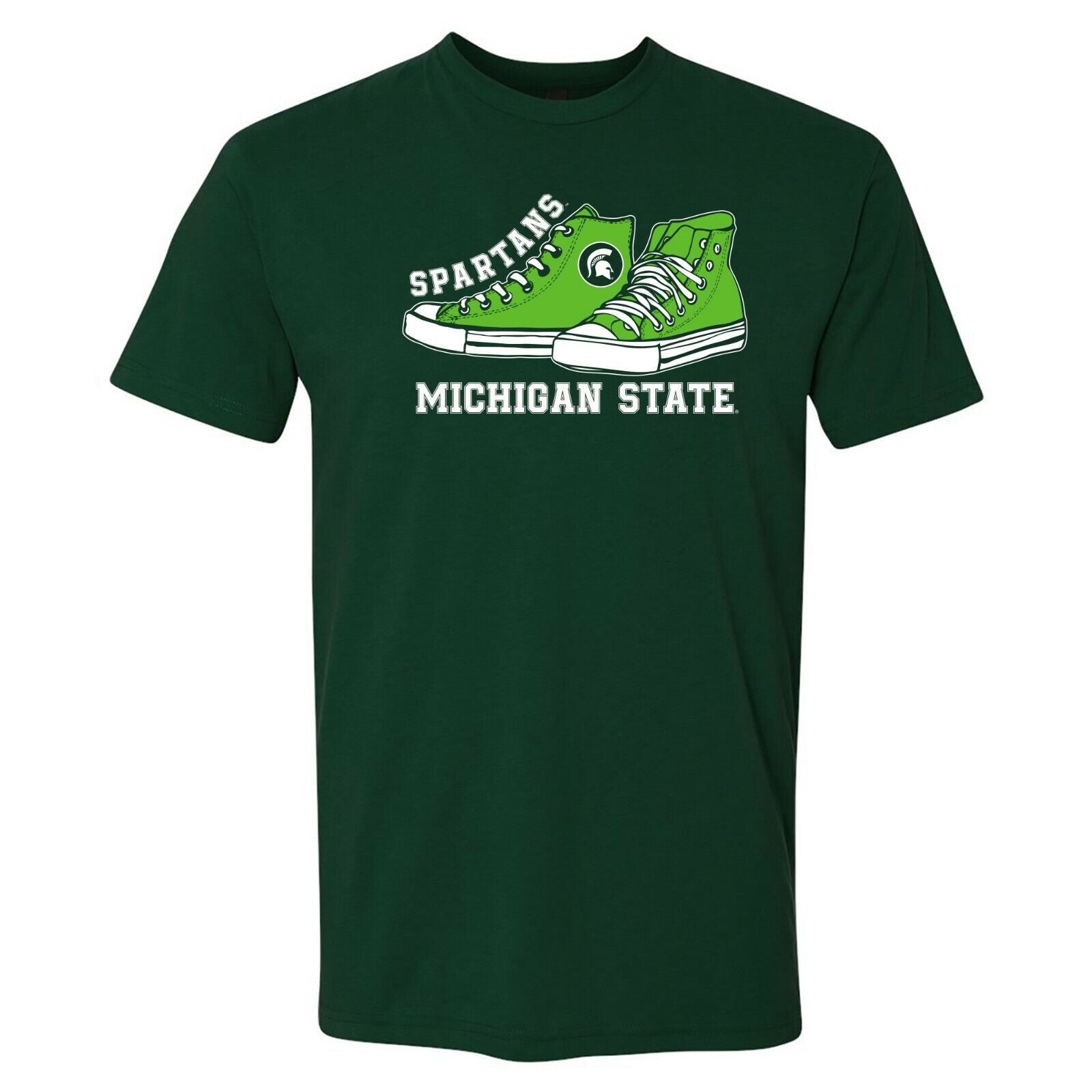 Michigan State Spartans High Tops Premium Shirt Sweatshirt Pullover Hoodie Reprinted Gifts for Fans