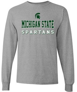 Michigan State Spartans Shadow Stretch Block Shirt Sweatshirt Pullover Hoodie Reprinted Gifts for Fans