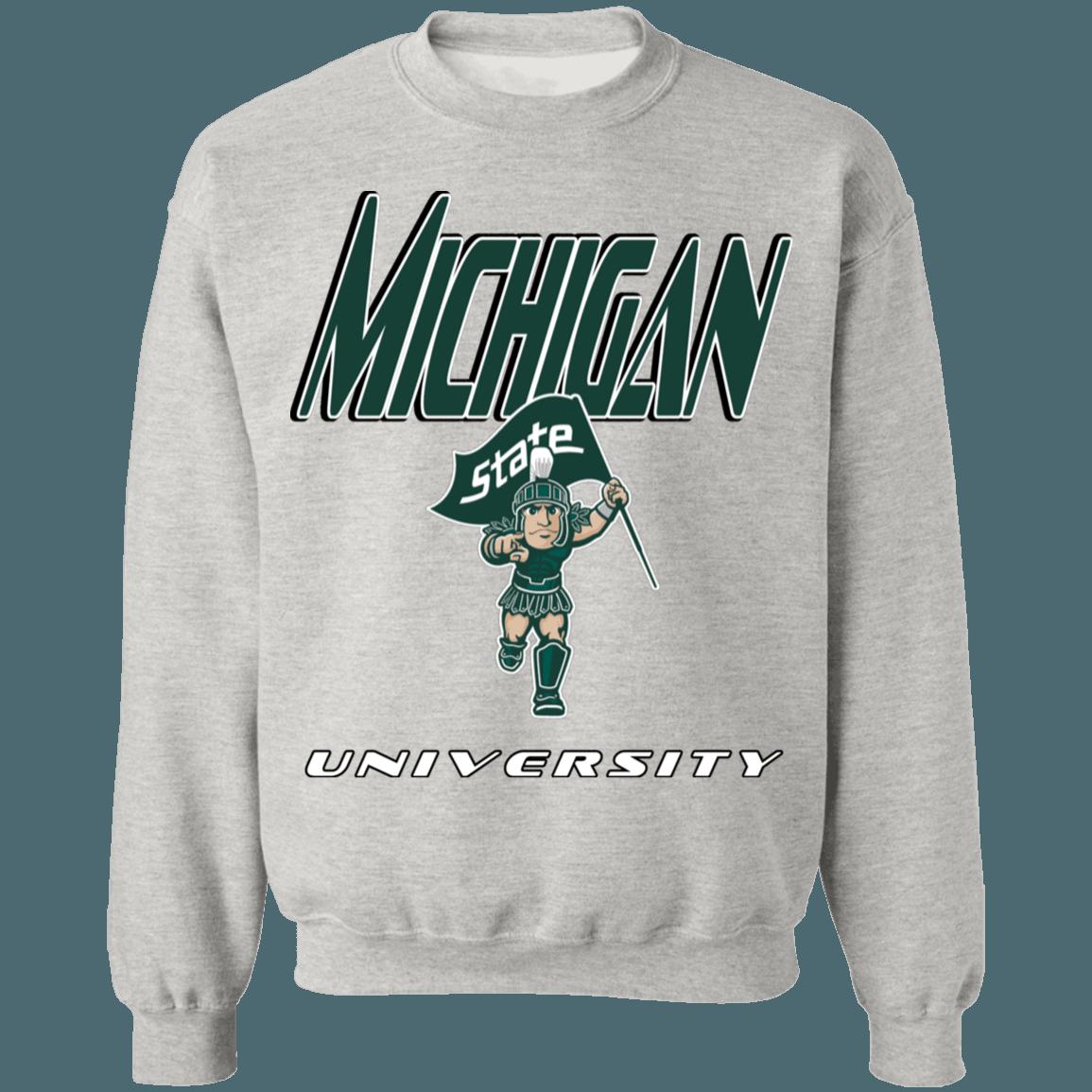 Michigan State Spartans Vintage NCAA Crewneck Sweatshirt Hoodie Shirt Gifts for Fans