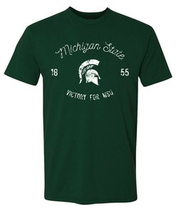 Michigan State Spartans Vintage Script Premium Shirt Sweatshirt Pullover Hoodie Reprinted Gifts for Fans
