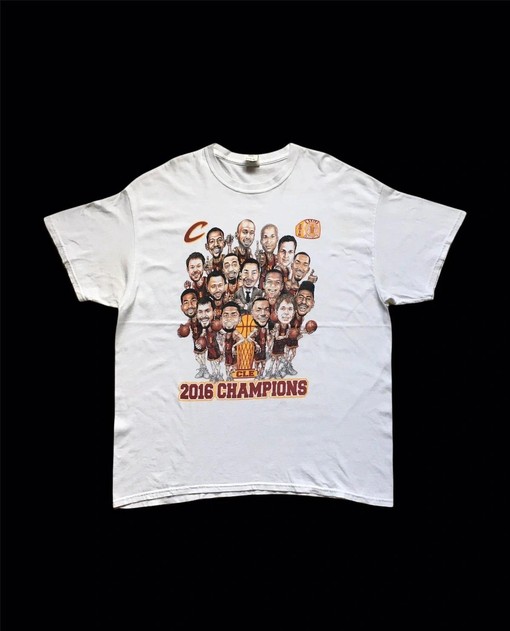 Nba Cleveland Cavaliers 2016 Champions Shirt Sweatshirt Hoodie Reprinted Full Size Gifts for NBA Fans
