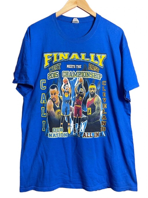 Nba Final 2015 Cleveland Vs Warriors Shirt Sweatshirt Hoodie Reprinted Full Size Gifts for NBA Fans