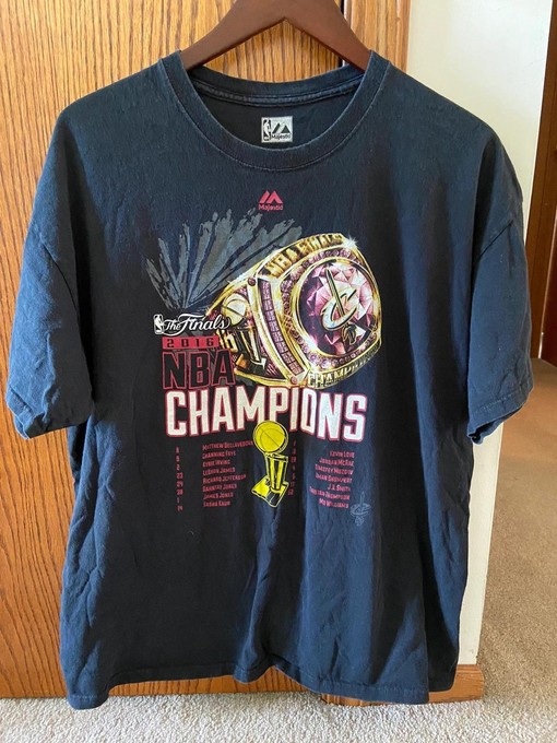 Nba Vintage Style Cleveland Cavaliers Championship Shirt Hoodie Sweatshirt Reprinted Full Size Gifts for NBA Fans