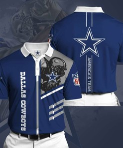 Personalized Dallas Cowboys No27 Polo Shirt, 3D All Over Print