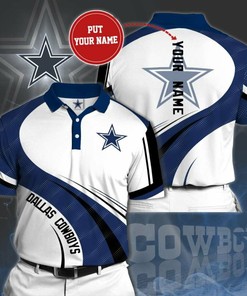 Personalized Dallas Cowboys No88 Polo Shirt, 3D All Over Print