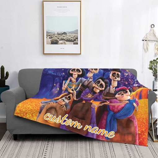 Personalized Disney COCO Bedding Set Quilt Blanket Great Gifts for Family & Home Decoration