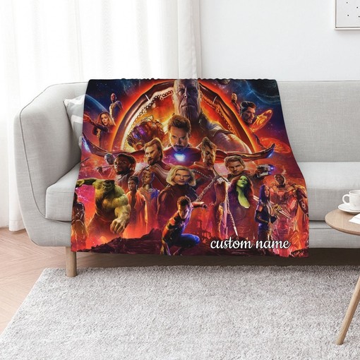 Personalized The Avengers,Captain America,Iron Man,Thor Quilt Bed Set Blanket for Home Decoration and Picnic - Suitable Bedroom Decor