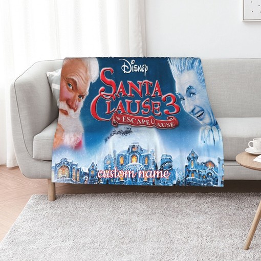 The Santa Clause 2 Quilt Bed Set Blanket with Personalization Option for Home Decoration and Picnic - Suitable Bedroom Decor