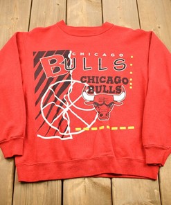 Vintage 1990s Chicago Bulls NBA Basketball Crewneck Sweater Hoodie Shirt Gifts for Fans
