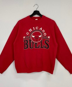 Vintage 90s Chicago Bulls Sweatshirt Chicago Bulls Crewneck Chicago Bulls Sweater Pullover