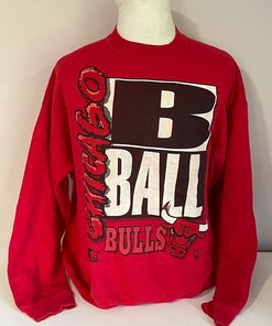 Vintage Chicago Bulls NBA Basketball 1990s Crewneck Sweatshirt Hoodie Shirt Gifts for Fans