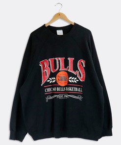 Vintage NBA Chicago Bulls Orange Basketball Sweatshirt Hoodie Shirt Gifts for Fans