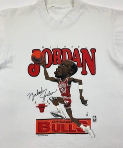 Vintage Style 80s Chicago Bulls Jordan T Shirt Hoodie Sweatshirt Full Size Full Color Gift for Bna Fans