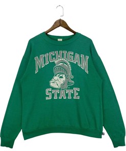 Vintage Style 80s Michigan State Spartans T-Shirt Sweatshirt Hoodie Reprinted Gift for NCAA Fans