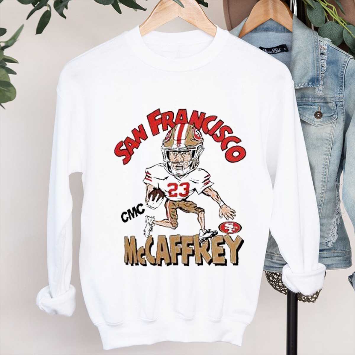 Christian McCaffrey San Francisco 49ers Homage Caricature T-Shirt - Perfect for Fans
