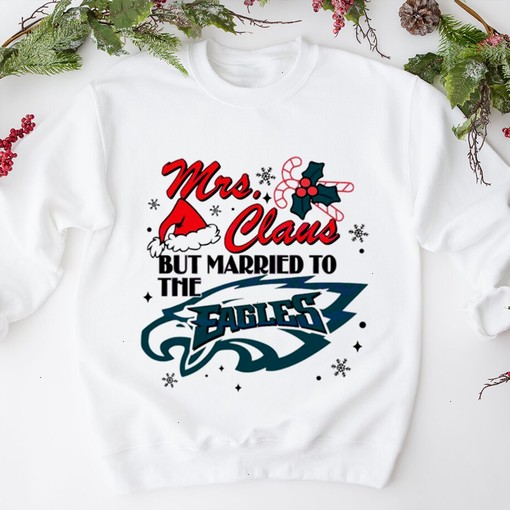 Mrs Claus But Married to The Eagles Hoodie - Perfect for Fan