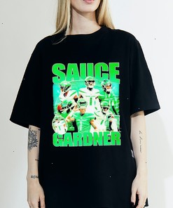 New York Jets Sauce Gardner Vintage Style T-shirt - Perfect for Fan Gift